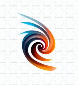 Abstrakte Tornadospirale